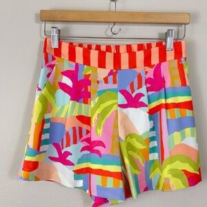 Crosby Multicolor High Waist Women's Shorts